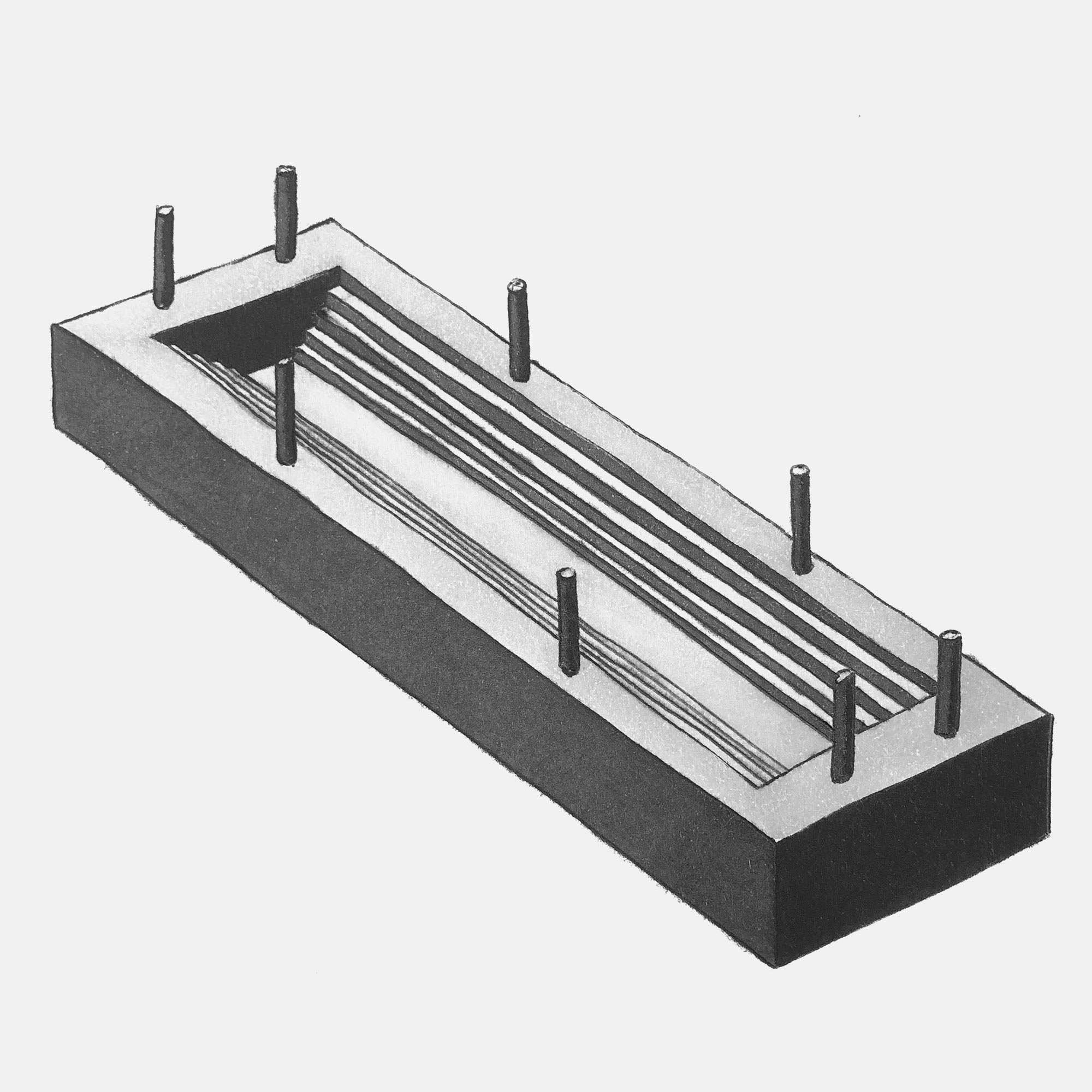 mattia listowski art décoration architecture design dessin réversible encre feutre à alcool bic noir et blanc objet oeuvre édition limitée signée paris bruxelles 2021