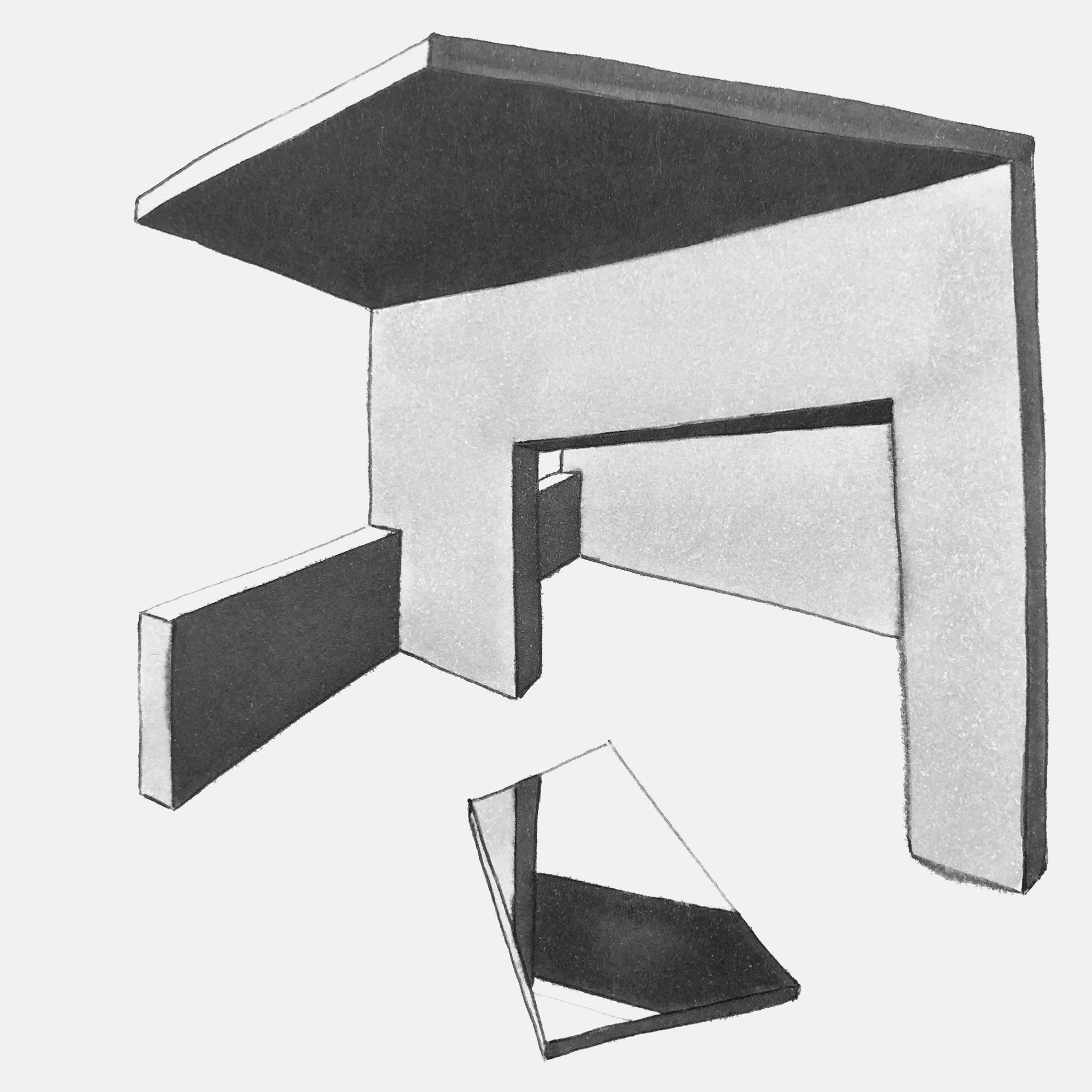 mattia listowski art décoration architecture design dessin réversible encre feutre à alcool bic noir et blanc objet oeuvre édition limitée signée paris bruxelles 2021