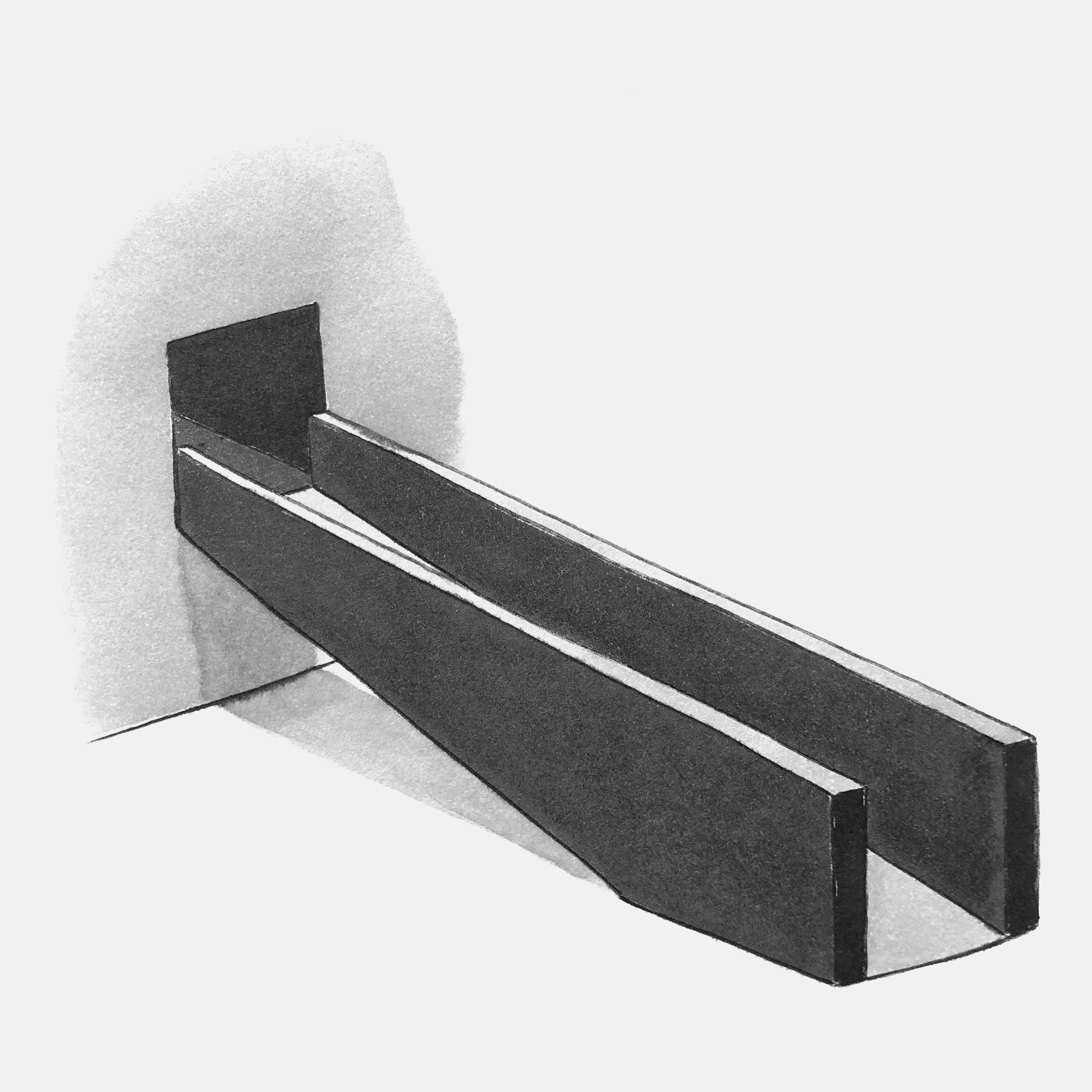 mattia listowski art décoration architecture design dessin réversible encre feutre à alcool bic noir et blanc objet oeuvre édition limitée signée paris bruxelles 2021