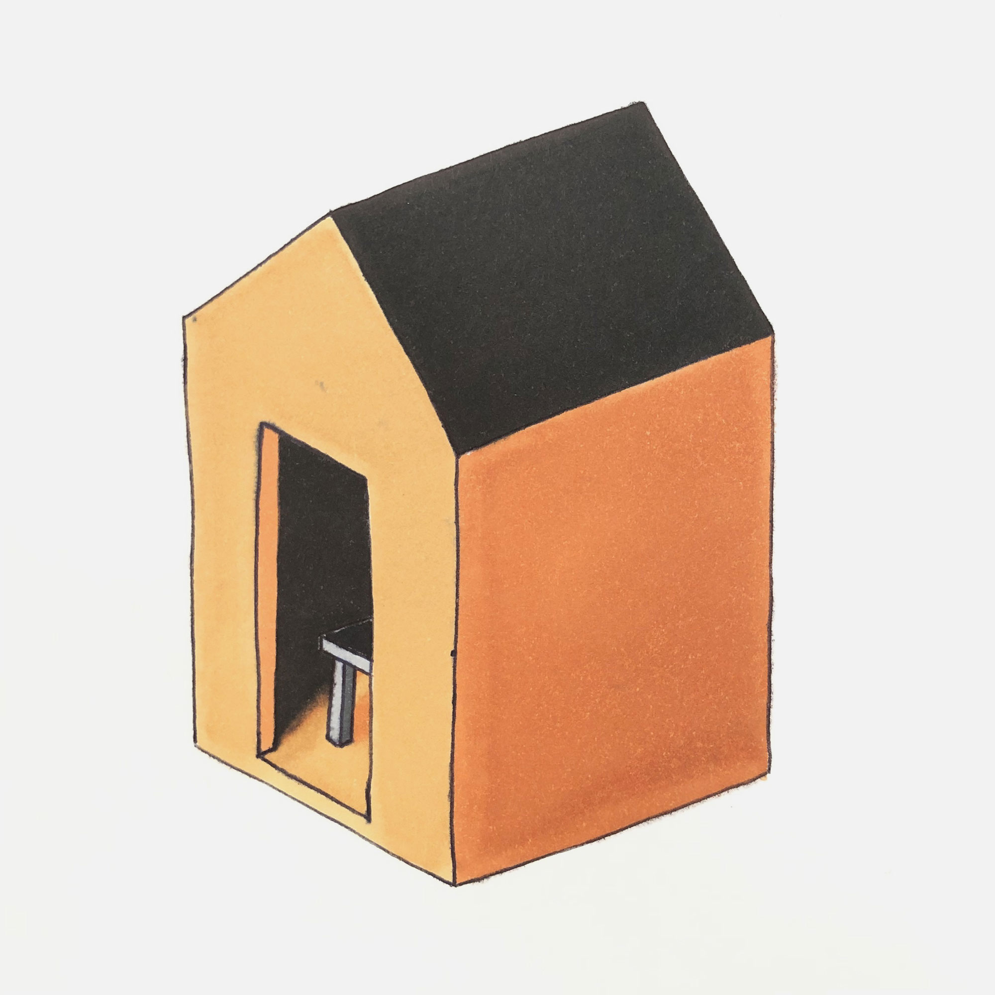 mattia listowski art décoration architecture design dessin réversible encre feutre à alcool bic noir et blanc objet oeuvre édition limitée signée paris bruxelles 2021