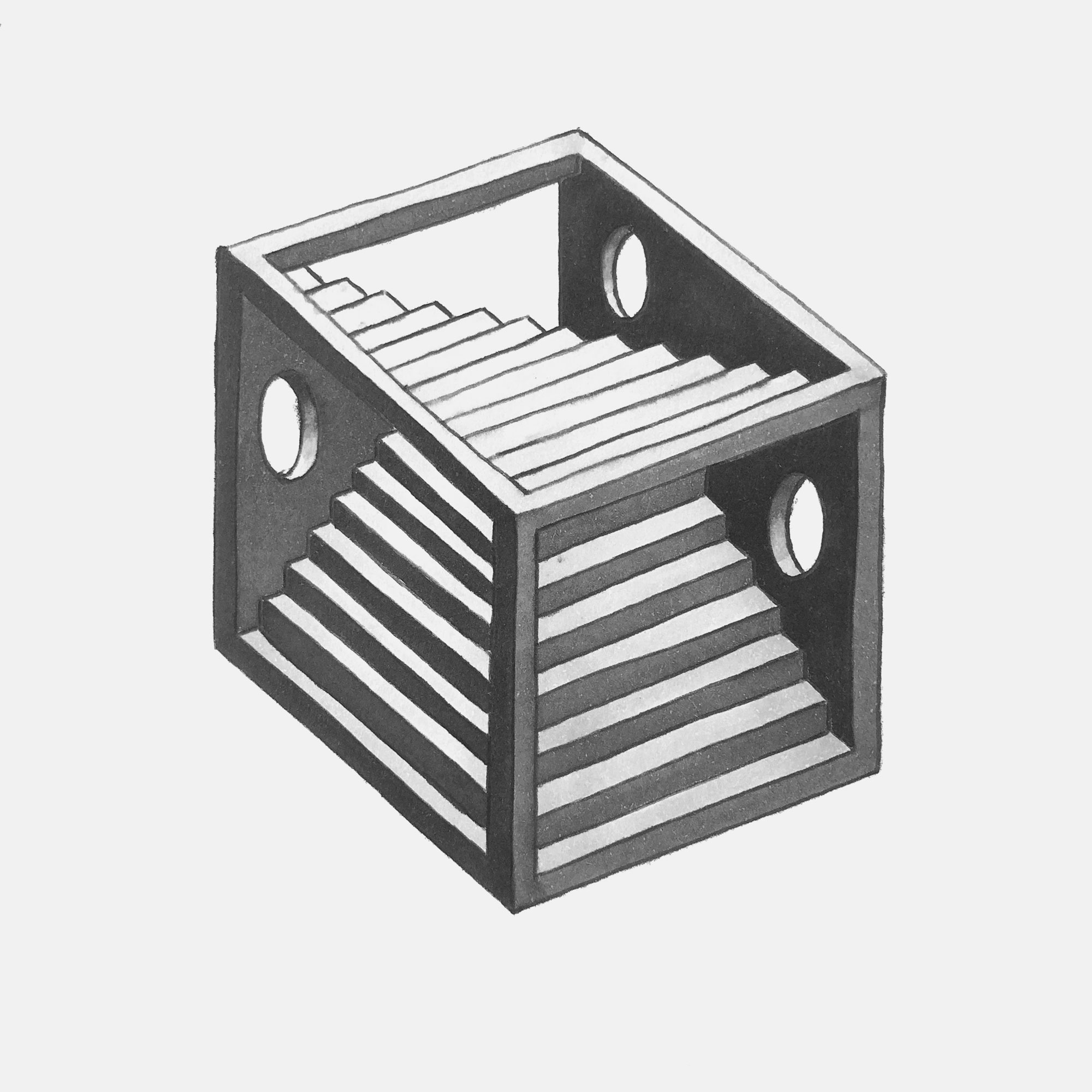 mattia listowski art décoration architecture design dessin réversible encre feutre à alcool bic noir et blanc objet oeuvre édition limitée signée paris bruxelles 2021