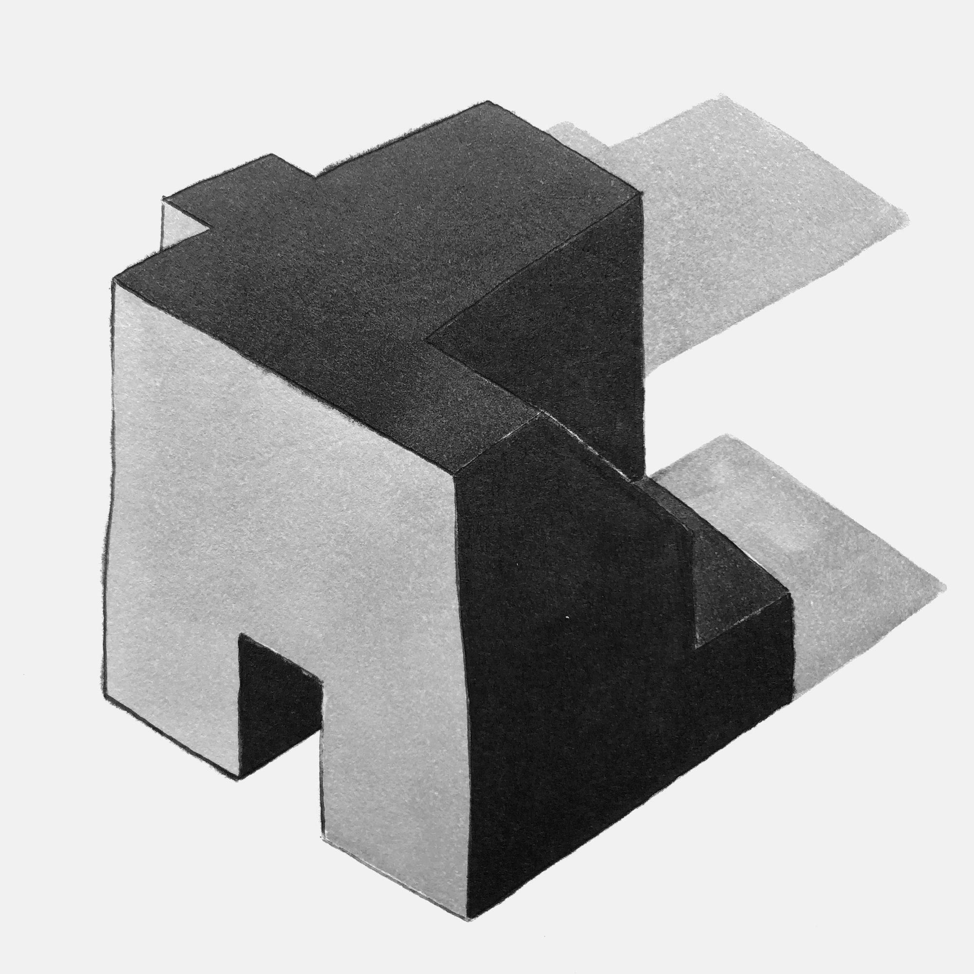 mattia listowski art décoration architecture design dessin réversible encre feutre à alcool bic noir et blanc objet oeuvre édition limitée signée paris bruxelles 2021