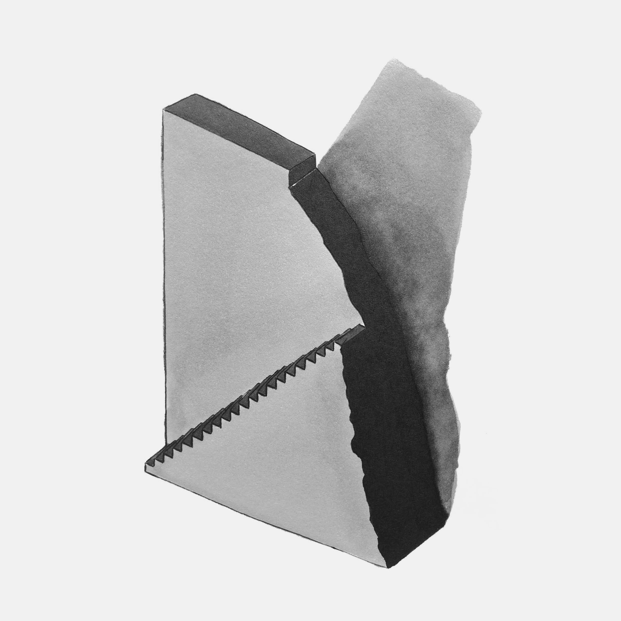 mattia listowski art décoration architecture design dessin réversible encre feutre à alcool bic noir et blanc objet oeuvre édition limitée signée paris bruxelles 2021