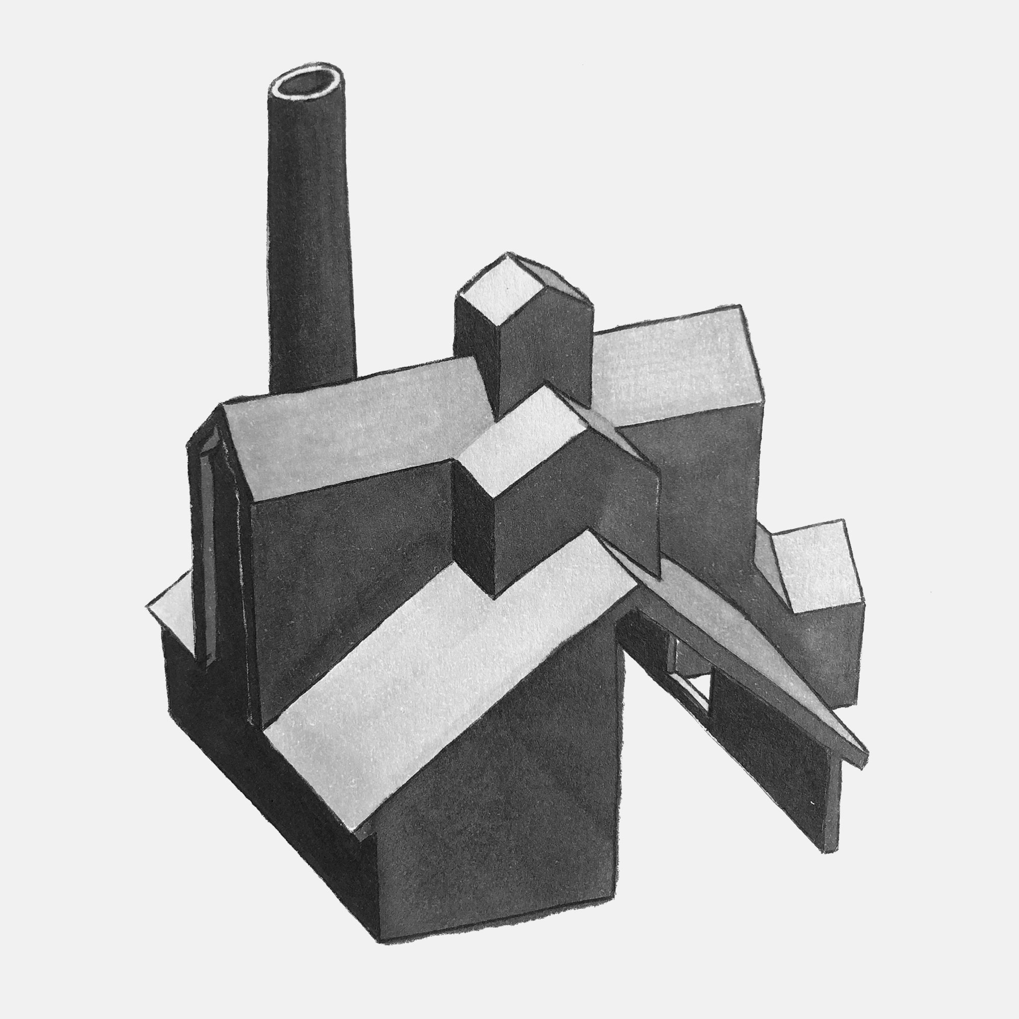 mattia listowski art décoration architecture design dessin réversible encre feutre à alcool bic noir et blanc objet oeuvre édition limitée signée paris bruxelles 2021