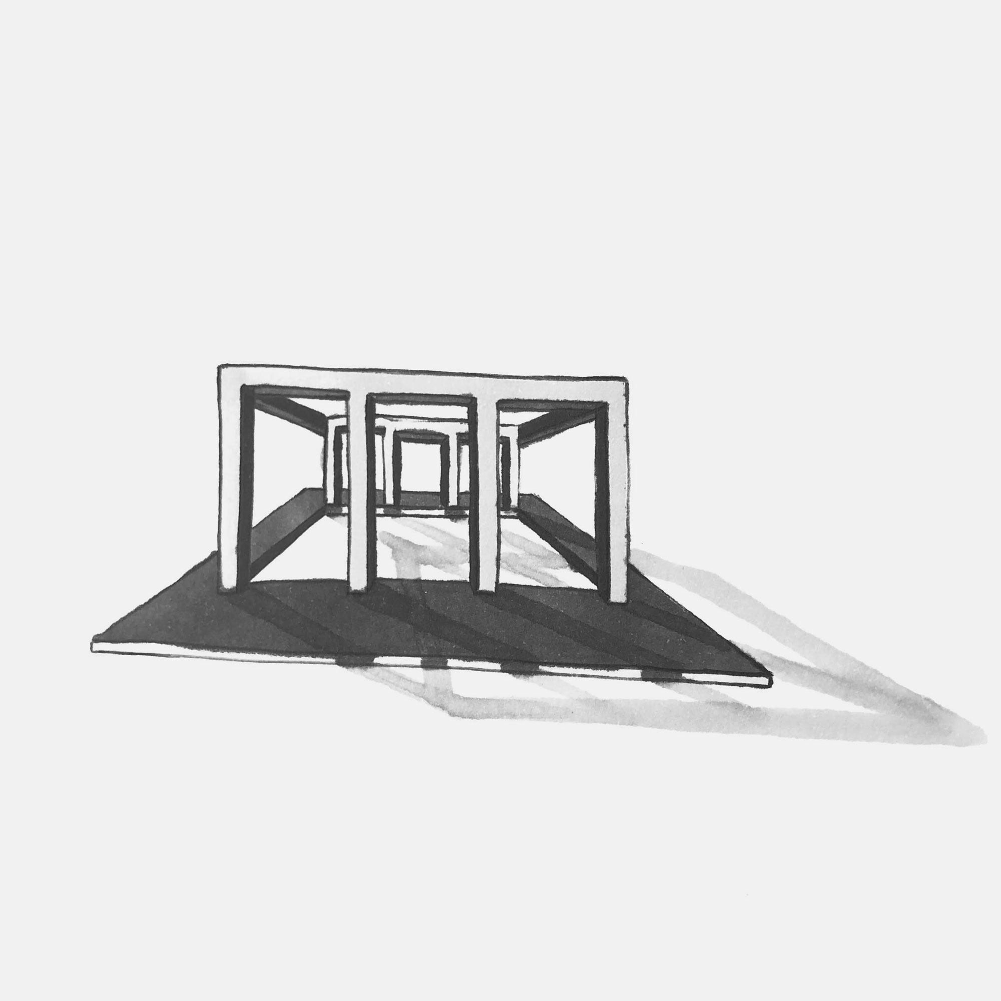 mattia listowski art décoration architecture design dessin réversible encre feutre à alcool bic noir et blanc objet oeuvre édition limitée signée paris bruxelles 2021