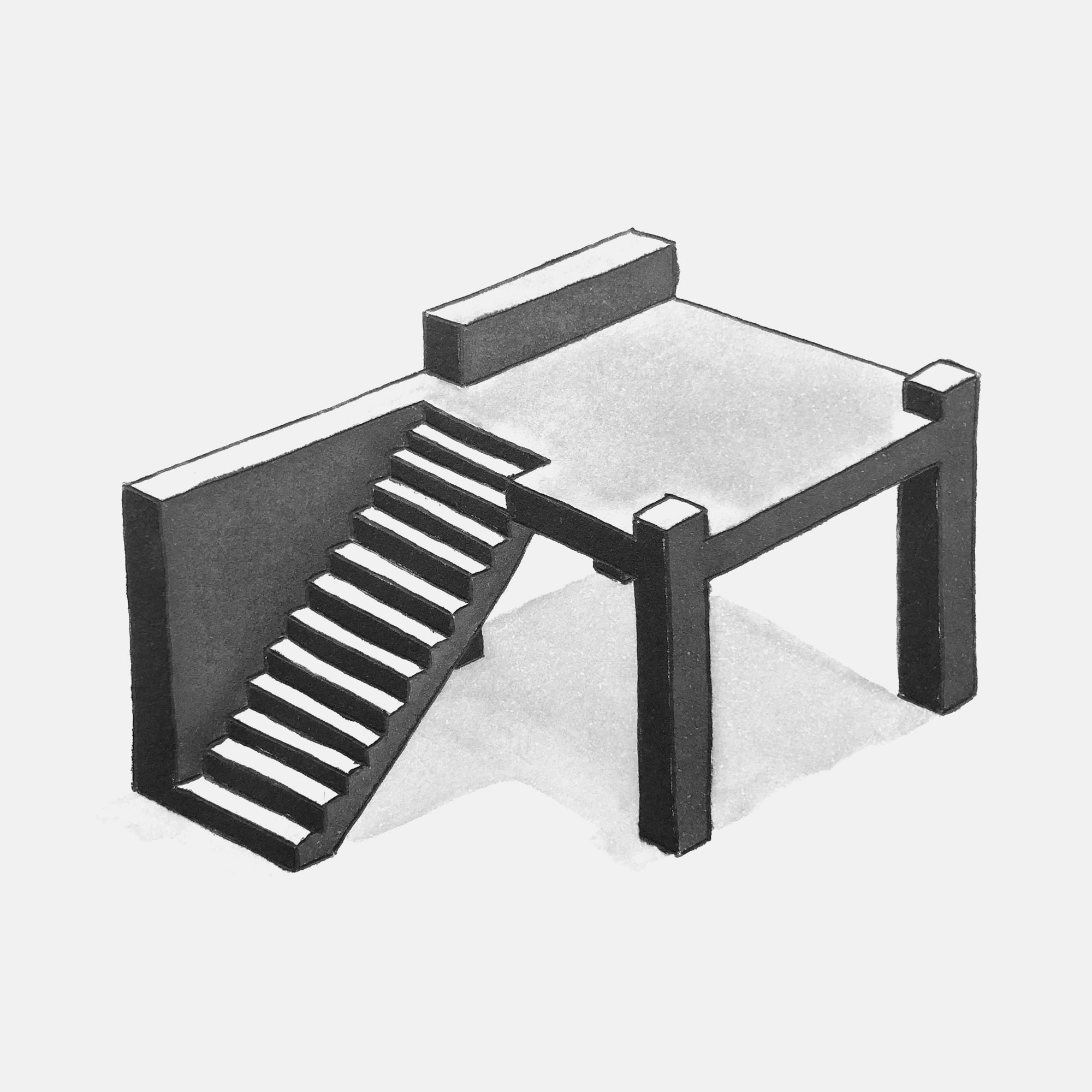 mattia listowski art décoration architecture design dessin réversible encre feutre à alcool bic noir et blanc objet oeuvre édition limitée signée paris bruxelles 2021