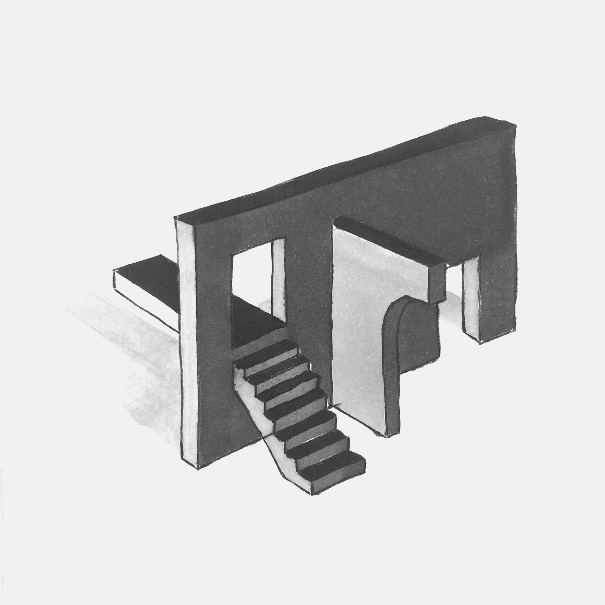 mattia listowski art décoration architecture design dessin réversible encre feutre à alcool bic noir et blanc objet oeuvre édition limitée signée paris bruxelles 2021