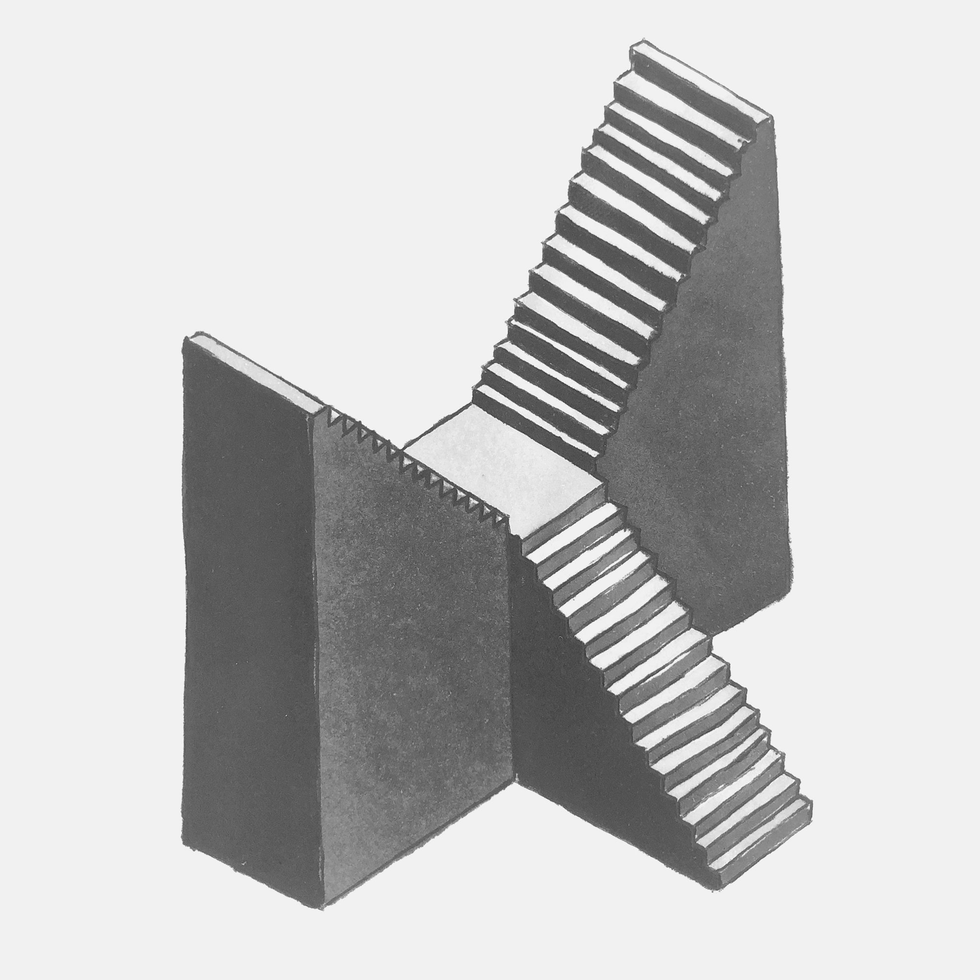 mattia listowski art décoration architecture design dessin réversible encre feutre à alcool bic noir et blanc objet oeuvre édition limitée signée paris bruxelles 2021