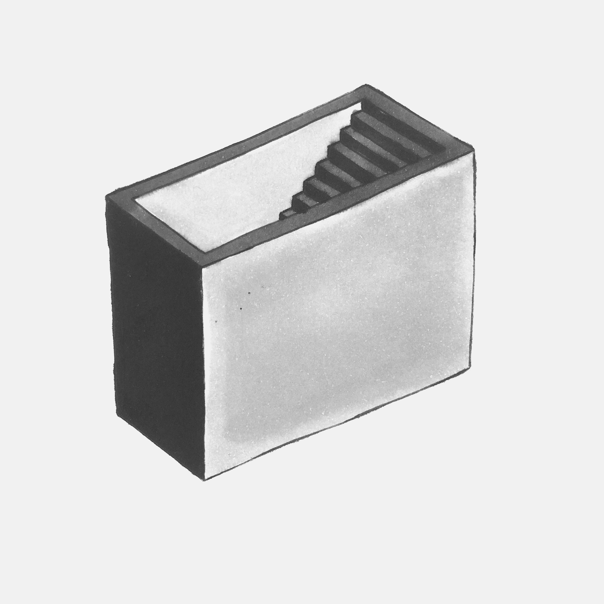 mattia listowski art décoration architecture design dessin réversible encre feutre à alcool bic noir et blanc objet oeuvre édition limitée signée paris bruxelles 2021