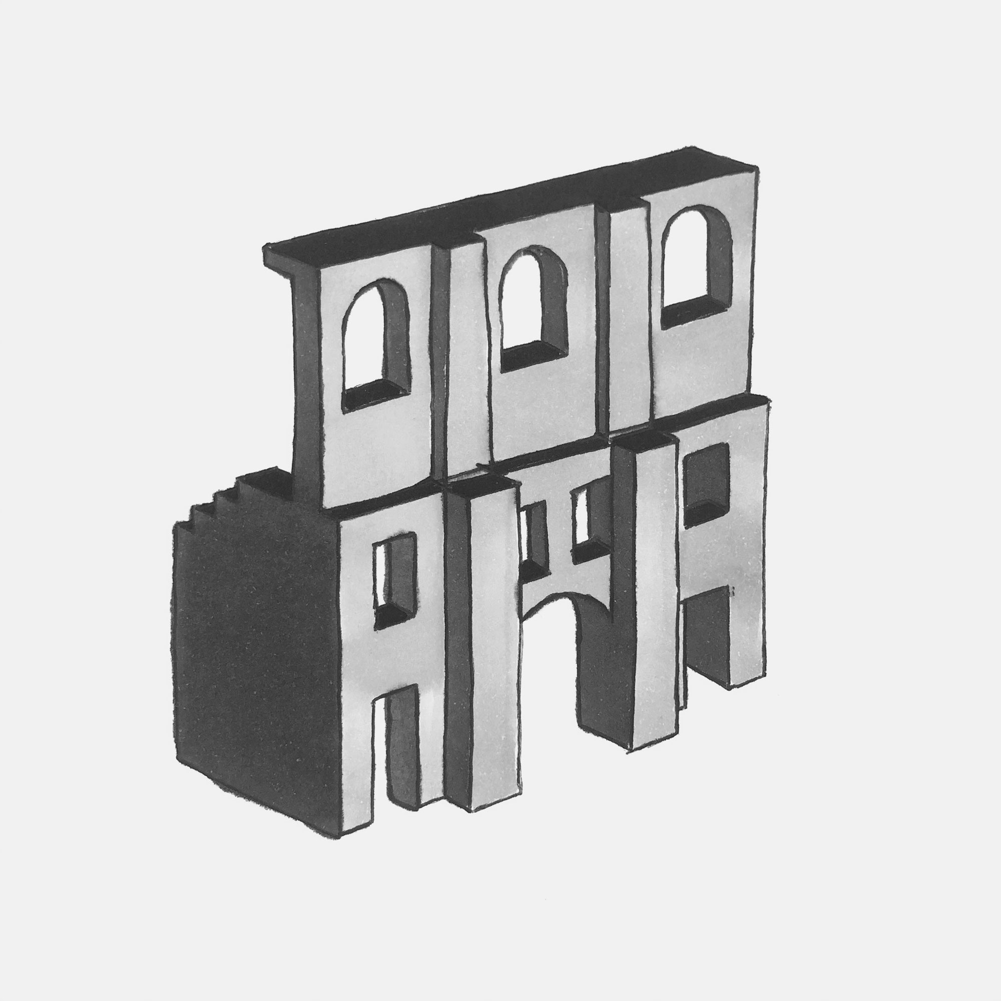 mattia listowski art décoration architecture design dessin réversible encre feutre à alcool bic noir et blanc objet oeuvre édition limitée signée paris bruxelles 2021