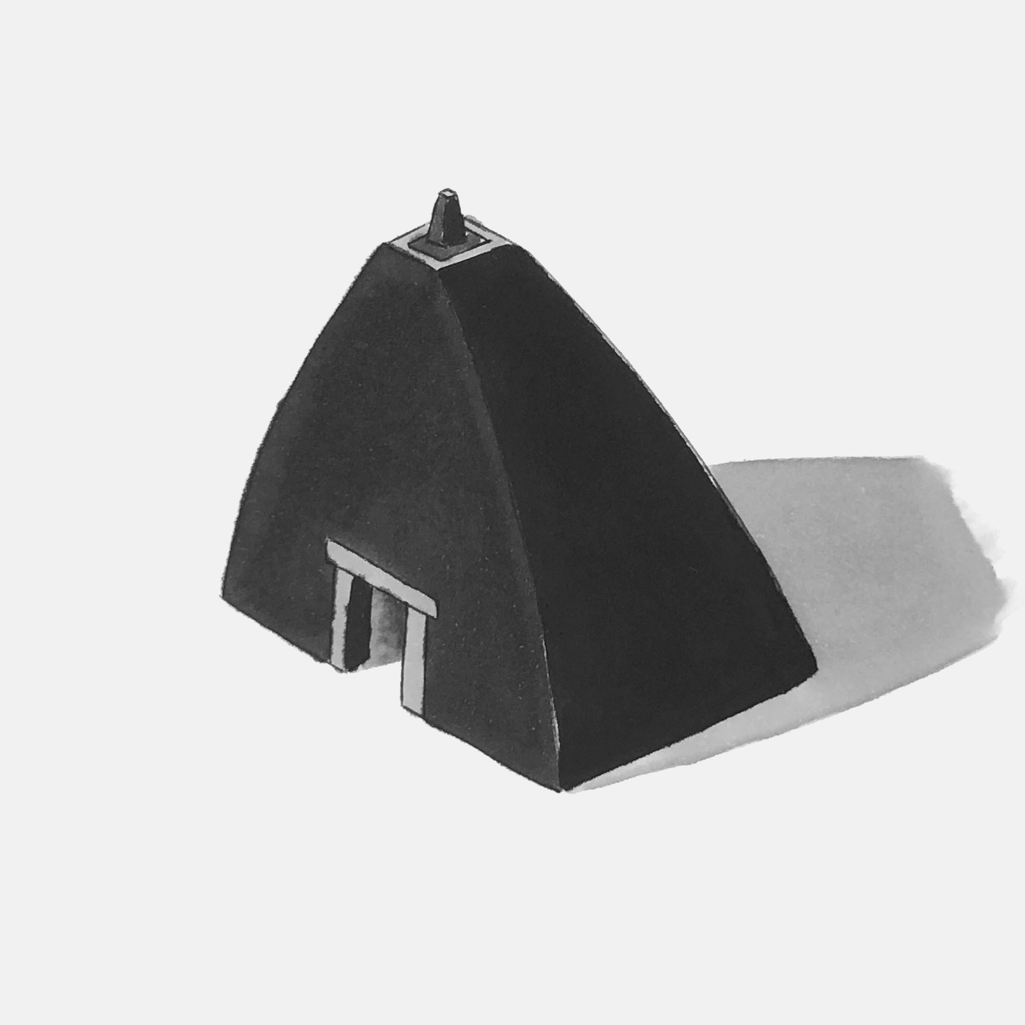 mattia listowski art décoration architecture design dessin réversible encre feutre à alcool bic noir et blanc objet oeuvre édition limitée signée paris bruxelles 2021