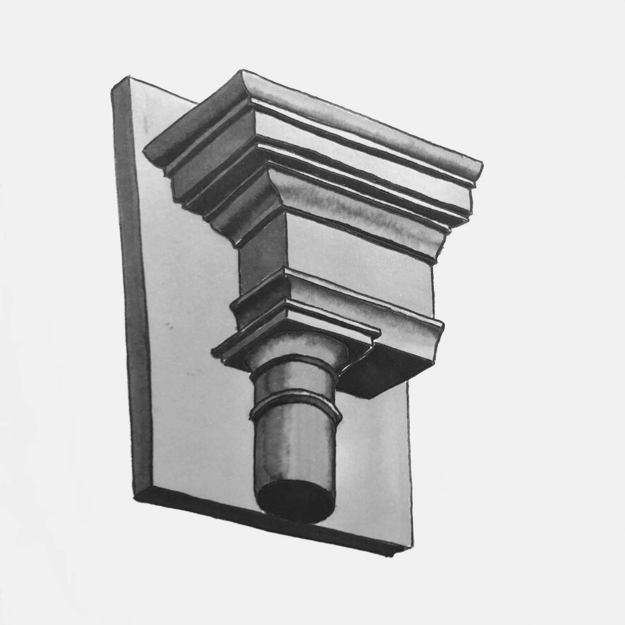 mattia listowski art décoration architecture design dessin réversible encre feutre à alcool bic noir et blanc objet oeuvre édition limitée signée paris bruxelles 2021