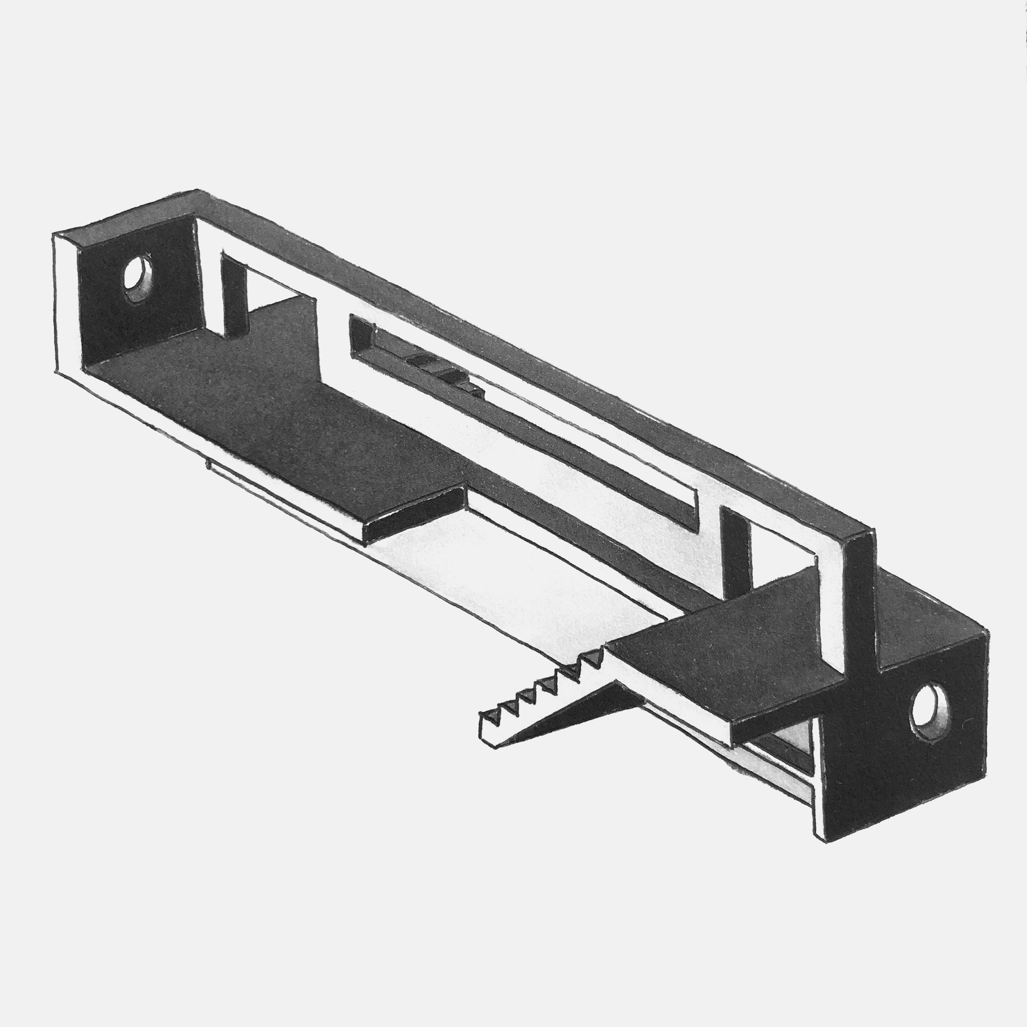 mattia listowski art décoration architecture design dessin réversible encre feutre à alcool bic noir et blanc objet oeuvre édition limitée signée paris bruxelles 2021