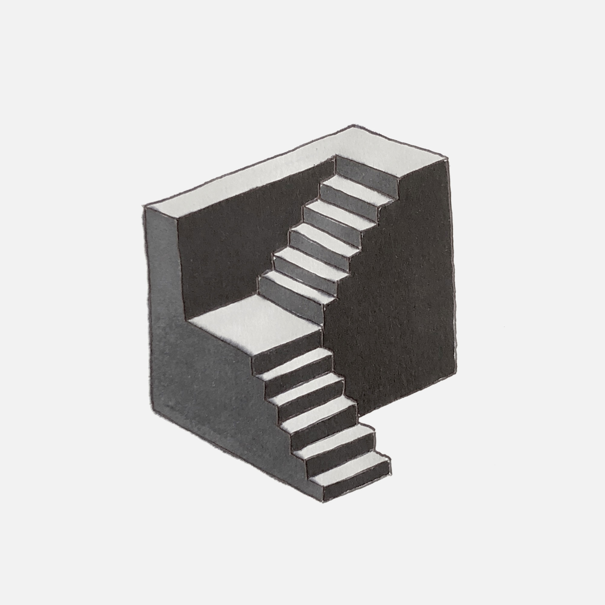 mattia listowski art décoration architecture design dessin réversible encre feutre à alcool bic noir et blanc objet oeuvre édition limitée signée paris bruxelles 2021