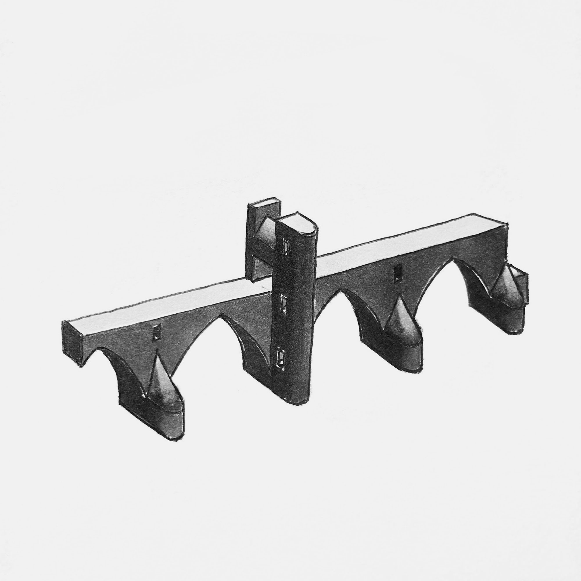 mattia listowski art décoration architecture design dessin réversible encre feutre à alcool bic noir et blanc objet oeuvre édition limitée signée paris bruxelles 2021