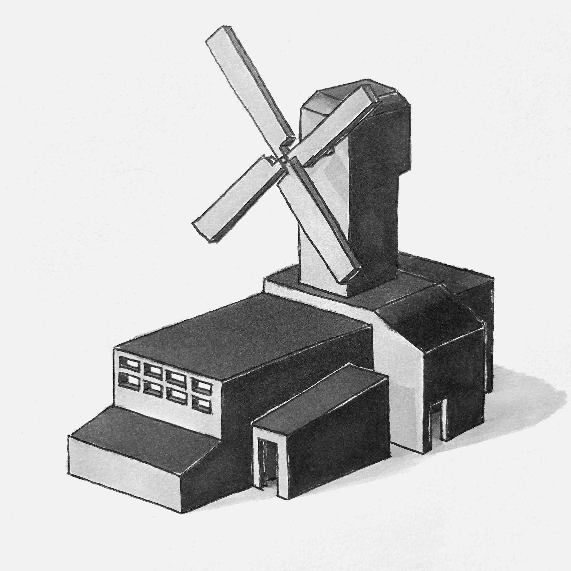 mattia listowski art décoration architecture design dessin réversible encre feutre à alcool bic noir et blanc objet oeuvre édition limitée signée paris bruxelles 2021