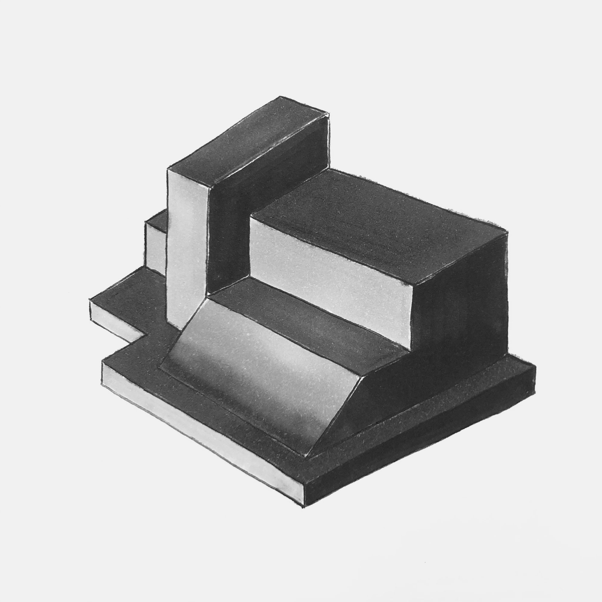 mattia listowski art décoration architecture design dessin réversible encre feutre à alcool bic noir et blanc objet oeuvre édition limitée signée paris bruxelles 2021