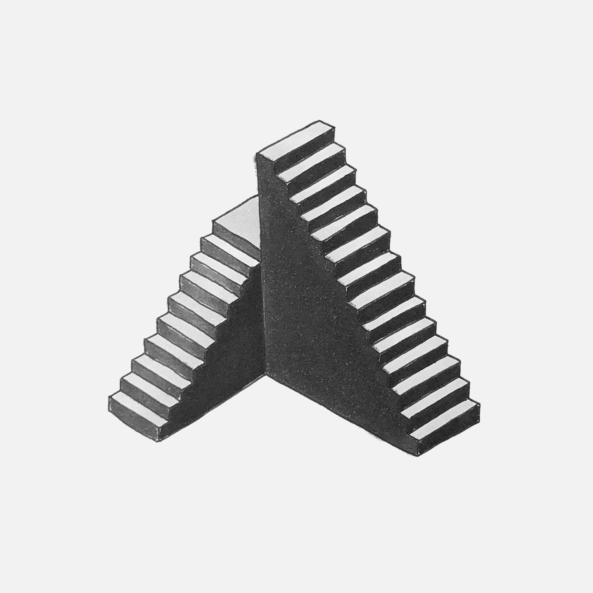 mattia listowski art décoration architecture design dessin réversible encre feutre à alcool bic noir et blanc objet oeuvre édition limitée signée paris bruxelles 2021