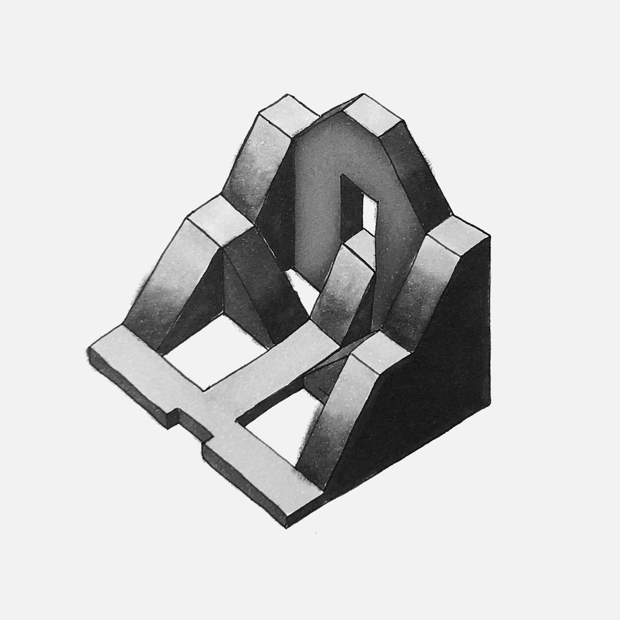 mattia listowski art décoration architecture design dessin réversible encre feutre à alcool bic noir et blanc objet oeuvre édition limitée signée paris bruxelles 2021