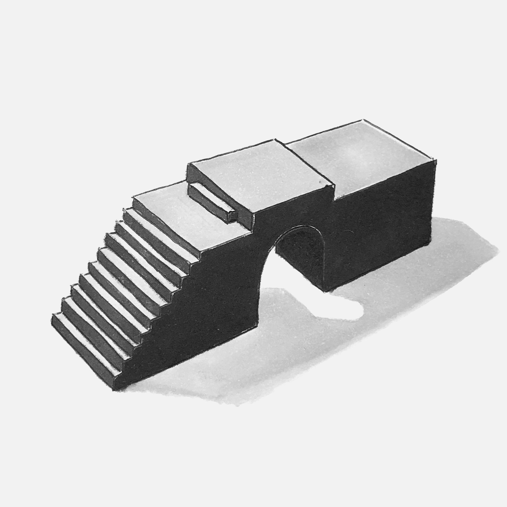 mattia listowski art décoration architecture design dessin réversible encre feutre à alcool bic noir et blanc objet oeuvre édition limitée signée paris bruxelles 2021