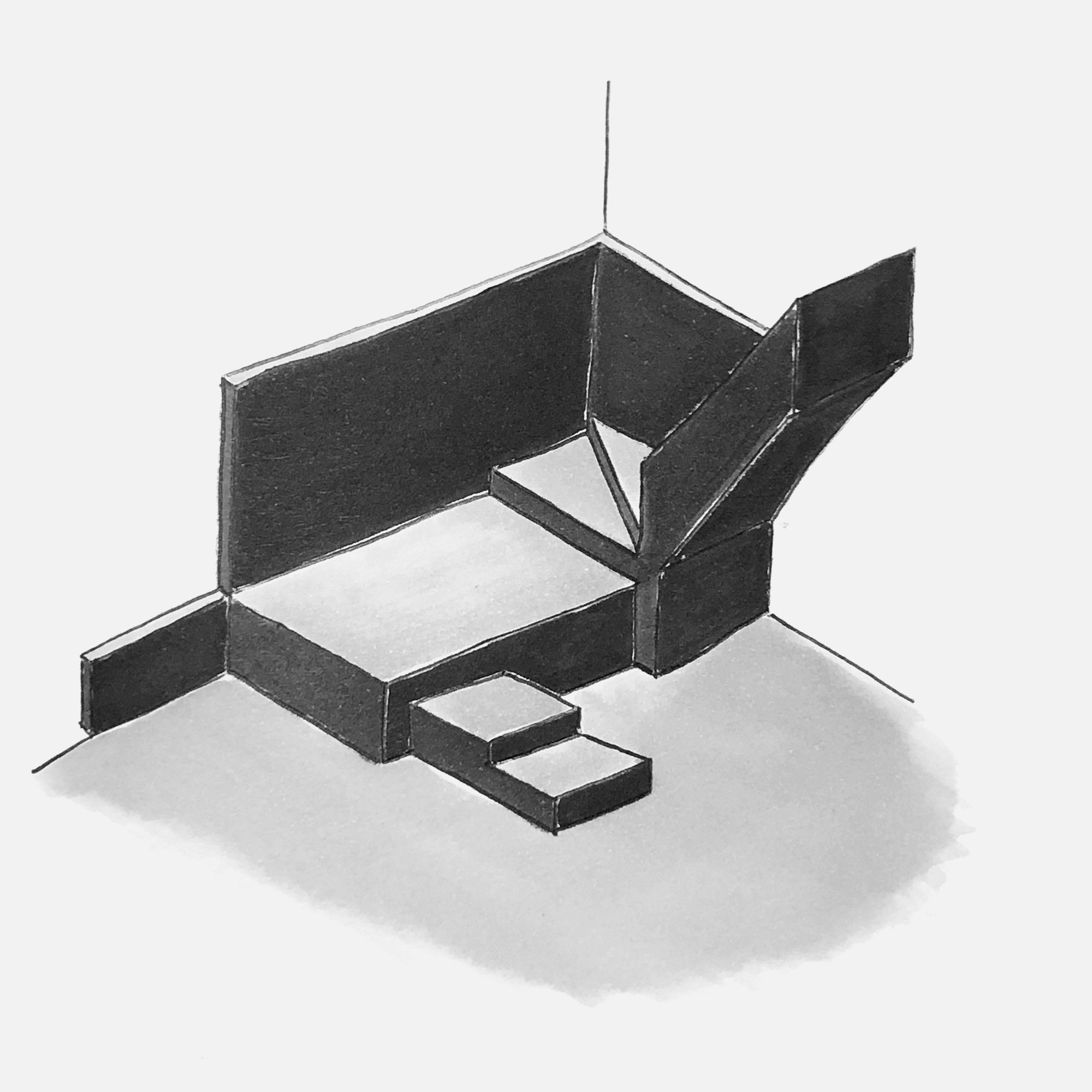 mattia listowski art décoration architecture design dessin réversible encre feutre à alcool bic noir et blanc objet oeuvre édition limitée signée paris bruxelles 2021