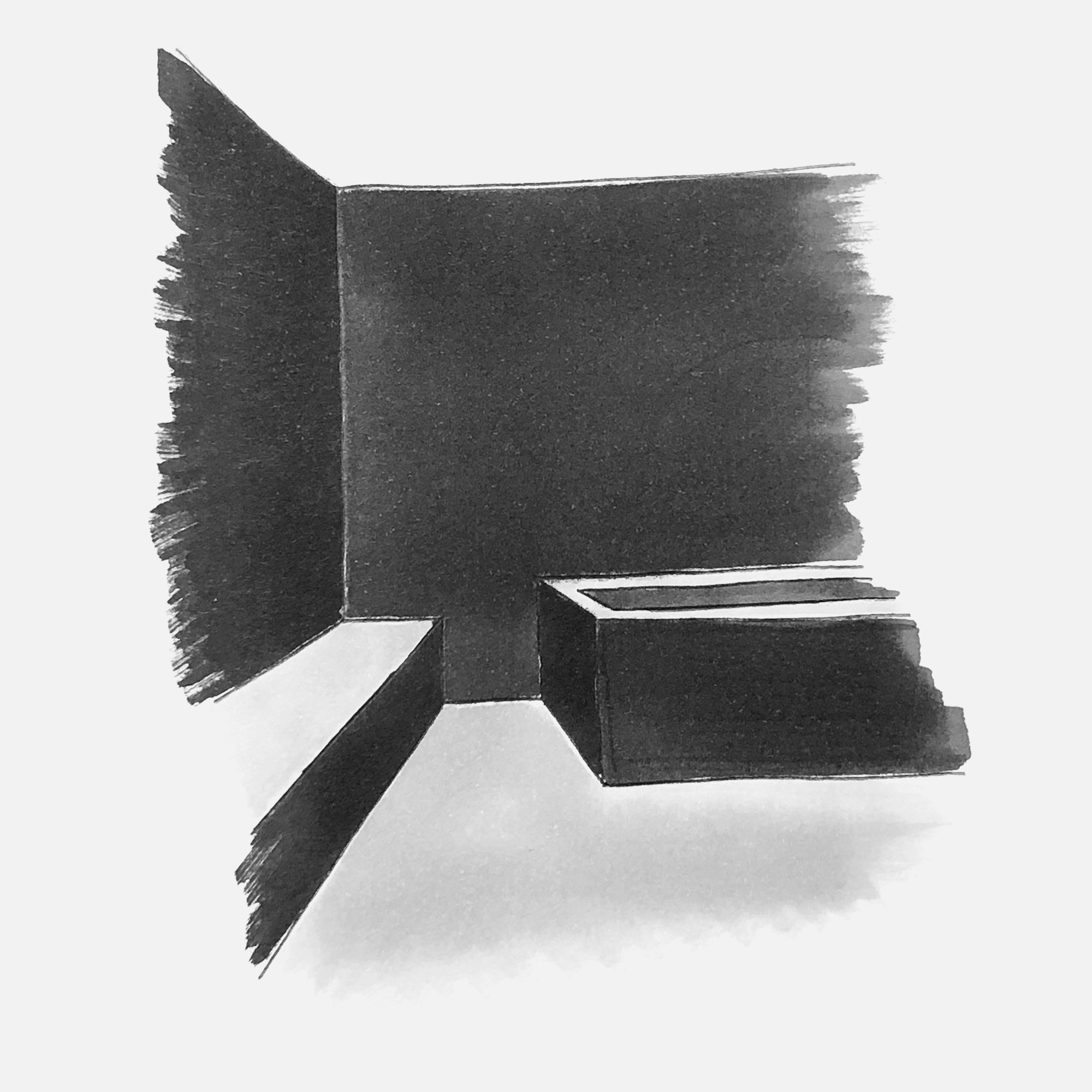 mattia listowski art décoration architecture design dessin réversible encre feutre à alcool bic noir et blanc objet oeuvre édition limitée signée paris bruxelles 2021