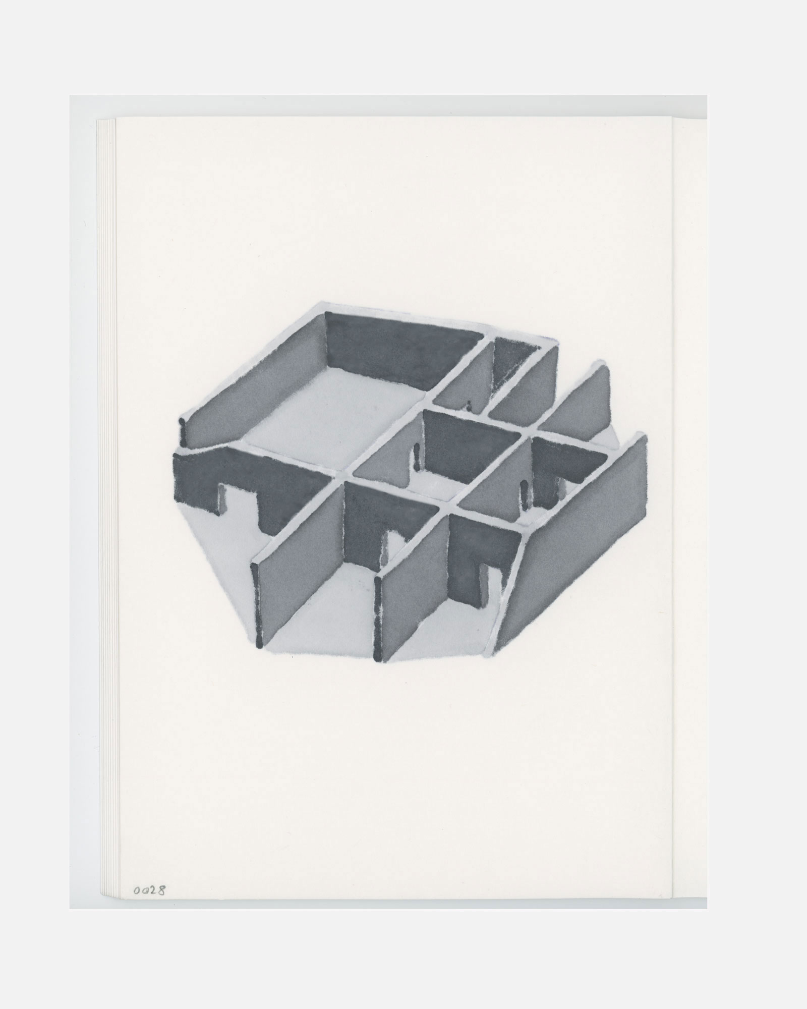 mattia listowski art décoration architecture design dessin réversible encre feutre à alcool bic noir et blanc objet oeuvre édition limitée signée paris bruxelles 2018