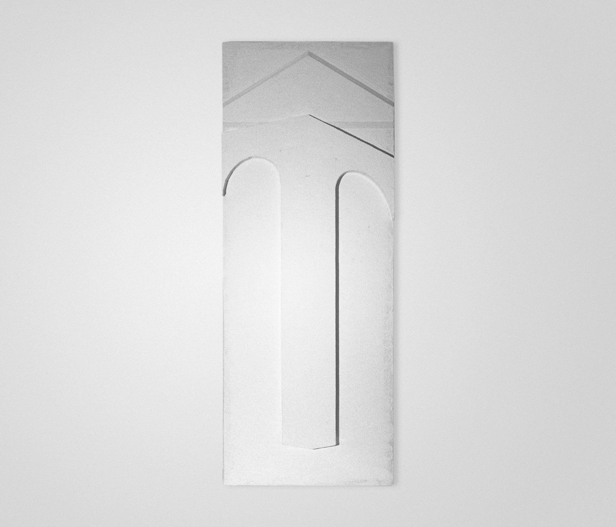 mattia listowski art sculpture peinture dessin perspective technique mixte plâtre relief 16 oeuvre unique signée paris bruxelles 2024