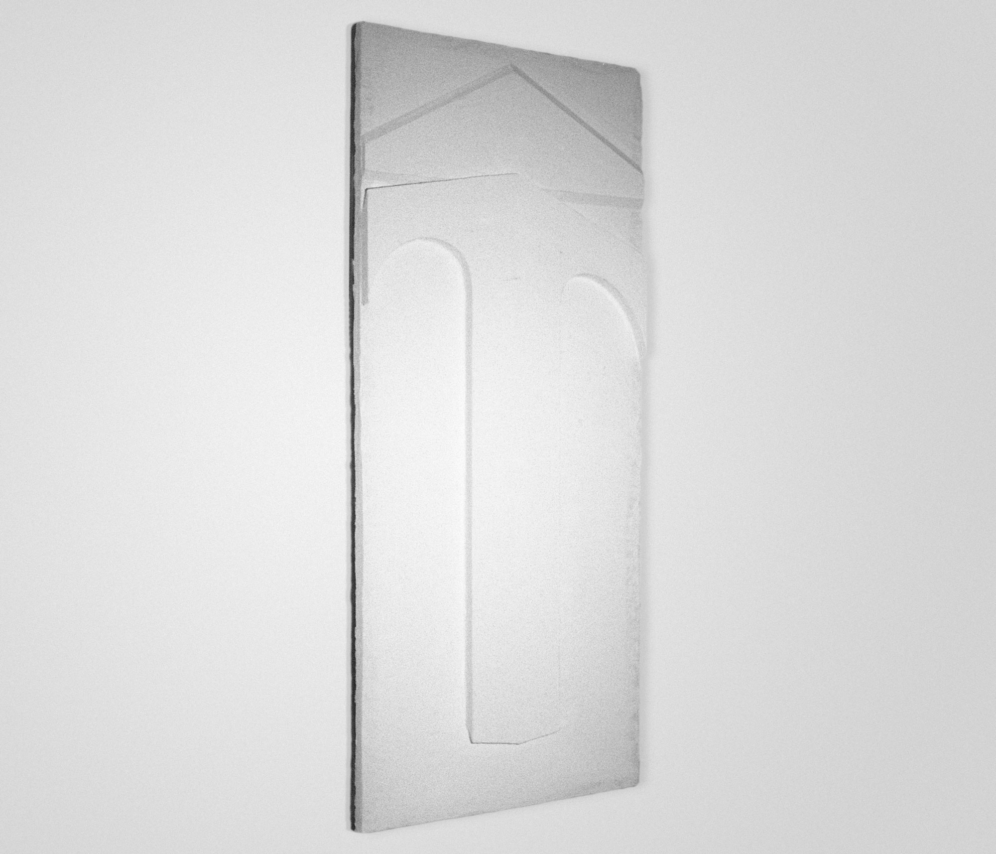 mattia listowski art sculpture peinture dessin perspective technique mixte plâtre relief 16 oeuvre unique signée paris bruxelles 2024